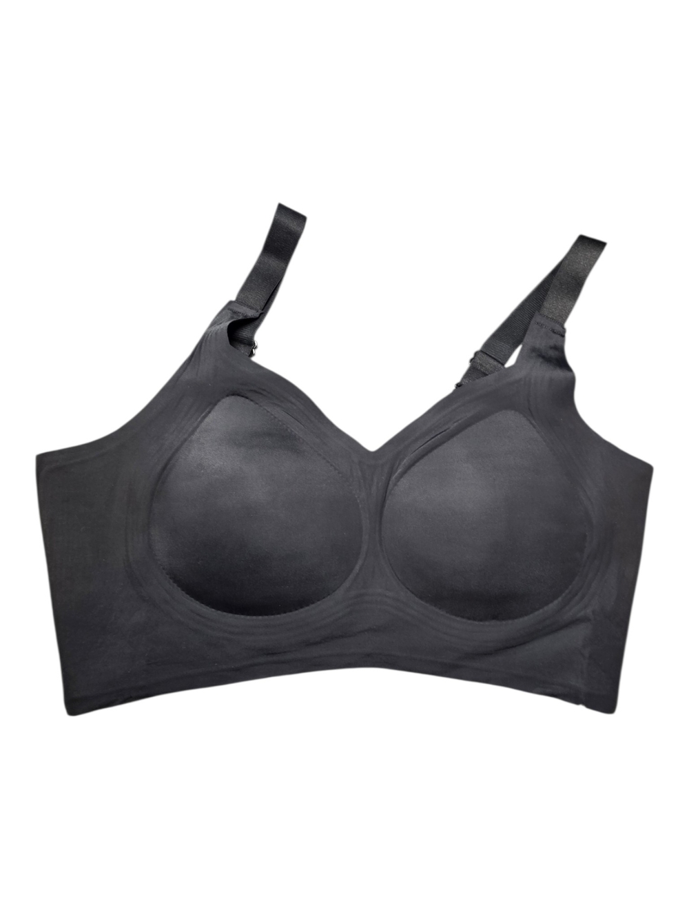 Wireless Comfort Bra in Black - Smooth Support